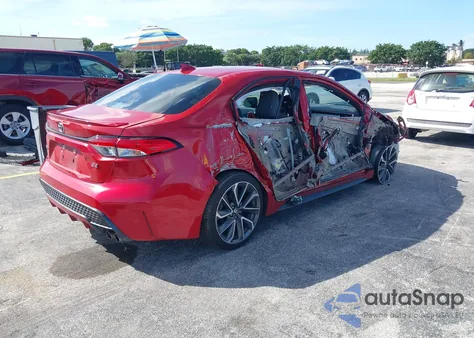 2021 Toyota Corolla Xse/Xse Apex Edition z USA, uszkodzony, nr VIN 5YFT4MCE9MP077834